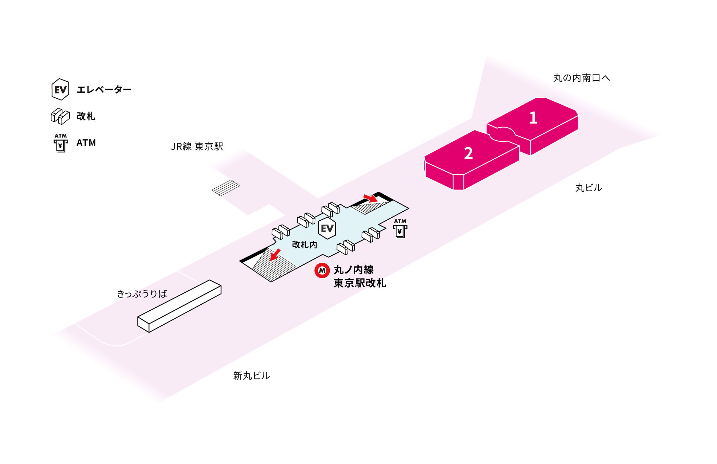エチカフィット東京区画フロアマップ
